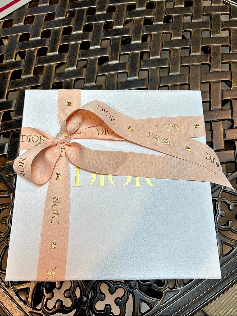 Dior Gift Box in White & Pink